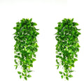 Greengris 2pcs Artificial Hanging Plants, Pothos Vine Wall Decor