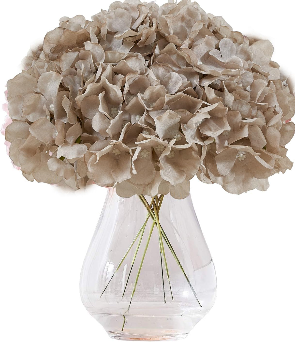 Greengris Artificial Hydrangea Flower Heads, Decorative Use