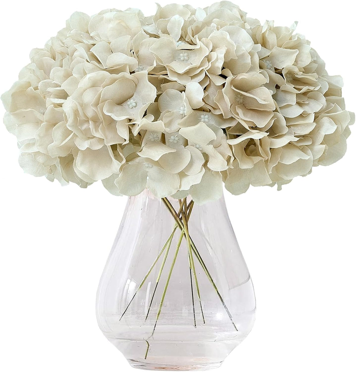 Greengris Artificial Hydrangea Flower Heads, Decorative Use