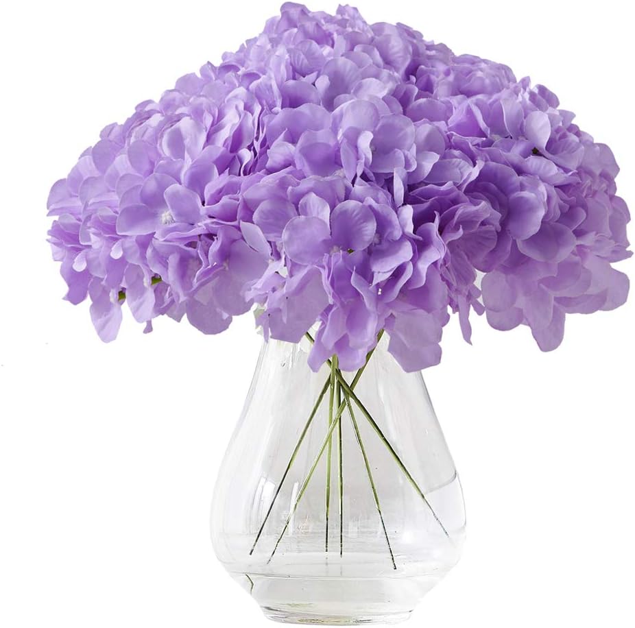 Greengris Artificial Hydrangea Flower Heads, Decorative Use