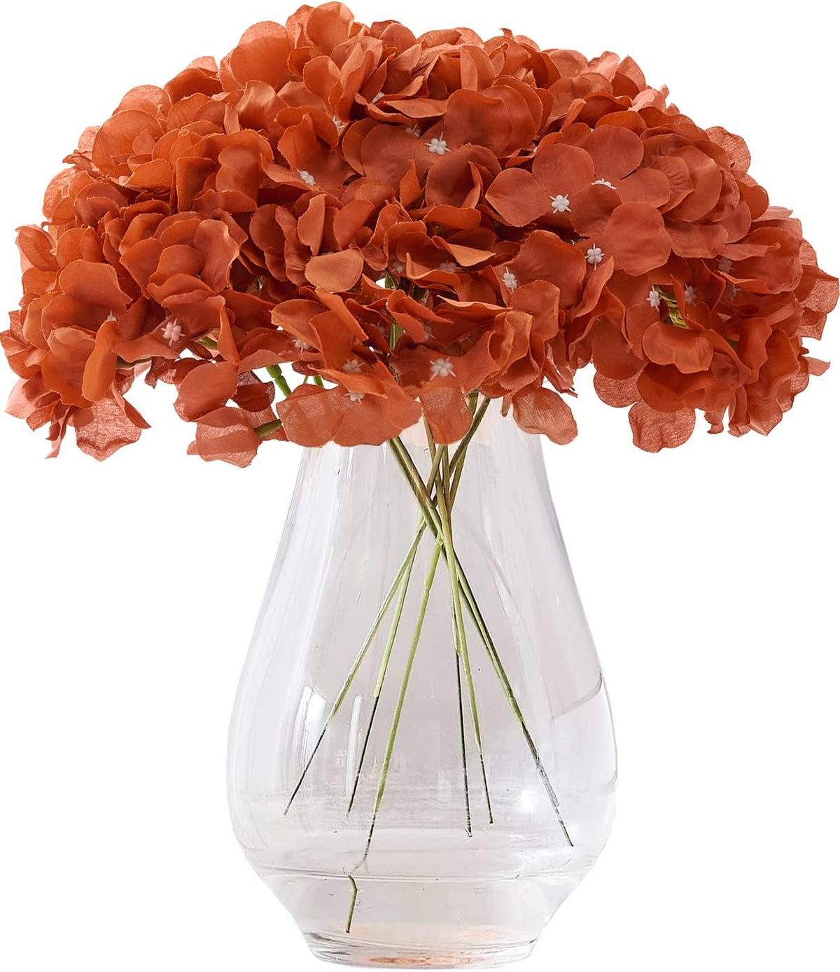 Greengris Artificial Hydrangea Flower Heads, Decorative Use
