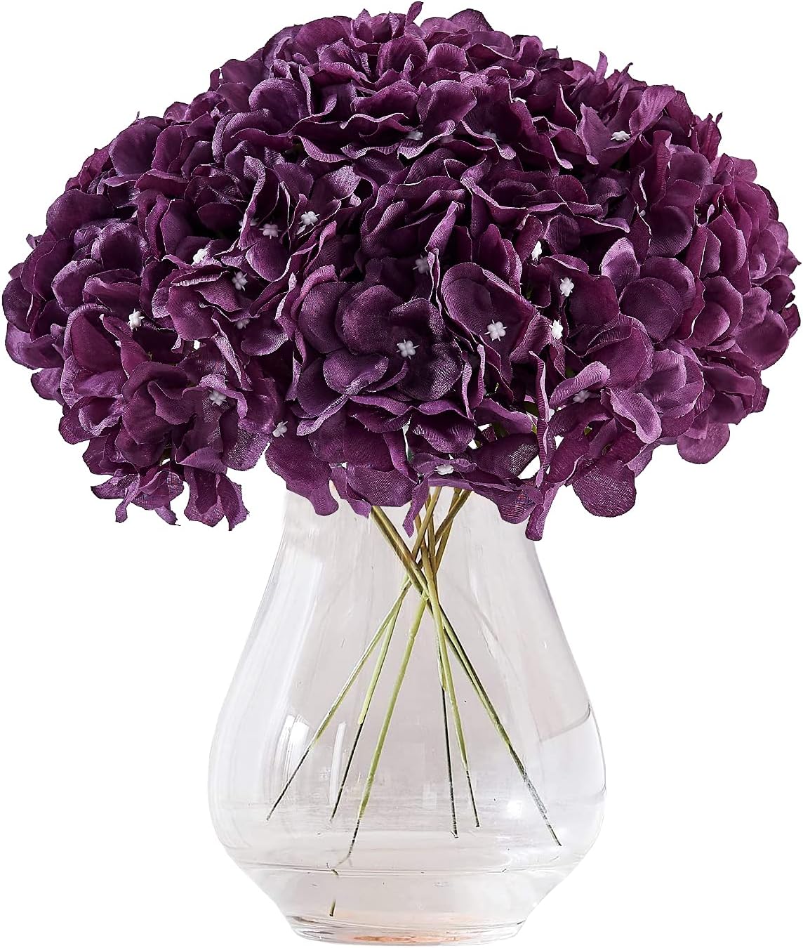 Greengris Artificial Hydrangea Flower Heads, Decorative Use