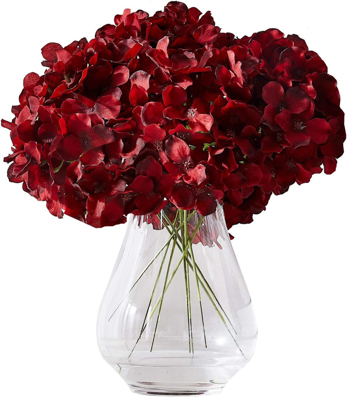 Greengris Artificial Hydrangea Flower Heads, Decorative Use