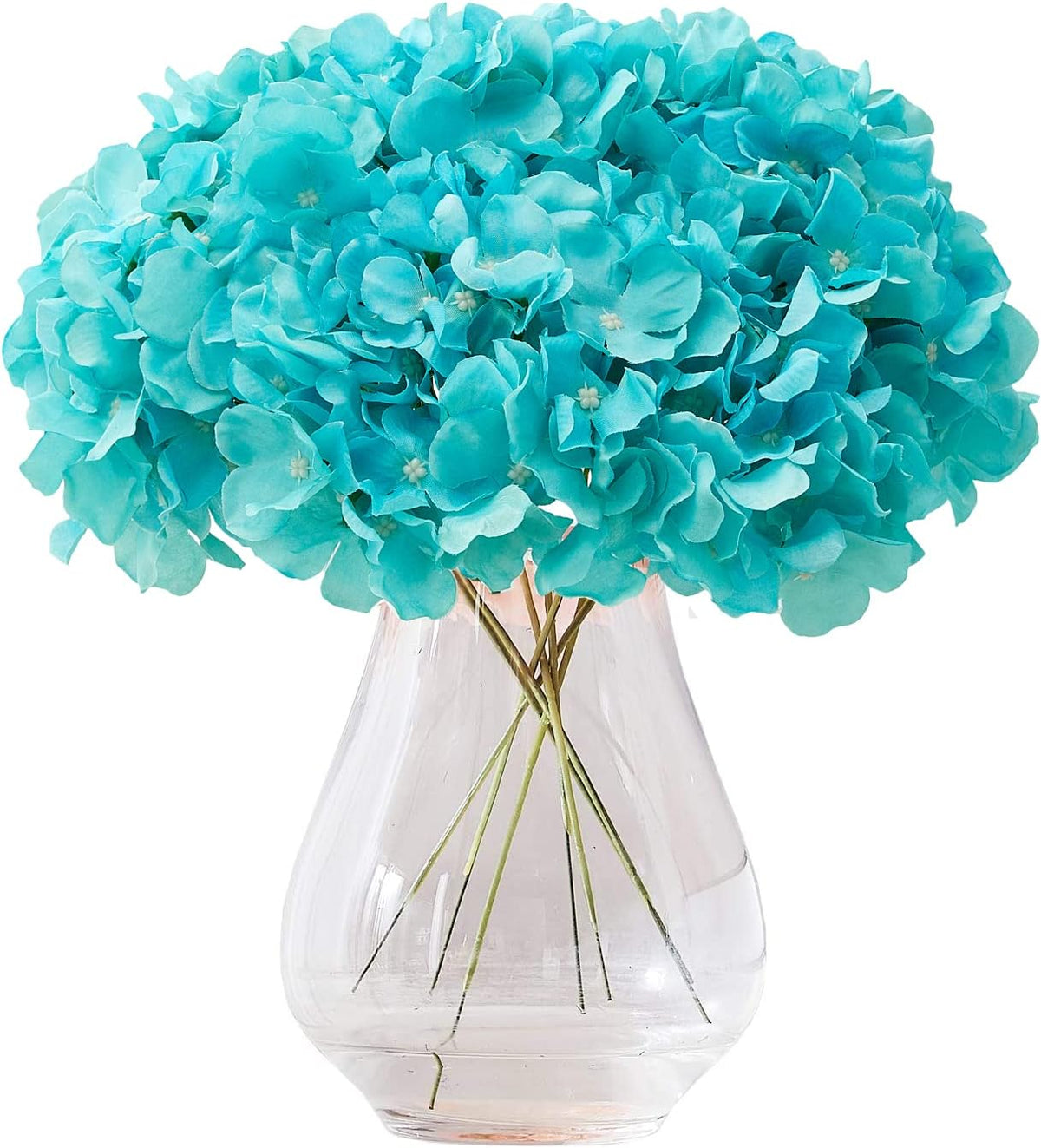 Greengris Artificial Hydrangea Flower Heads, Decorative Use