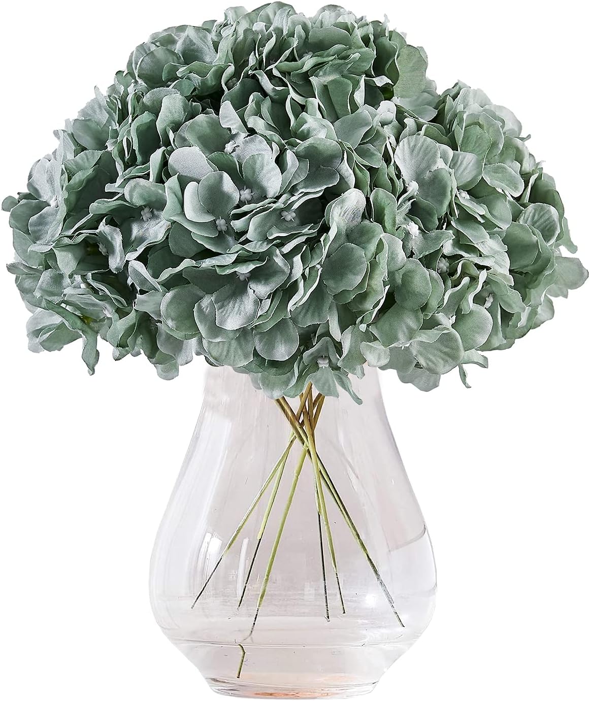 Greengris Artificial Hydrangea Flower Heads, Decorative Use