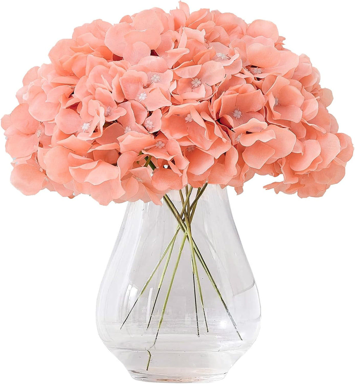 Greengris Artificial Hydrangea Flower Heads, Decorative Use