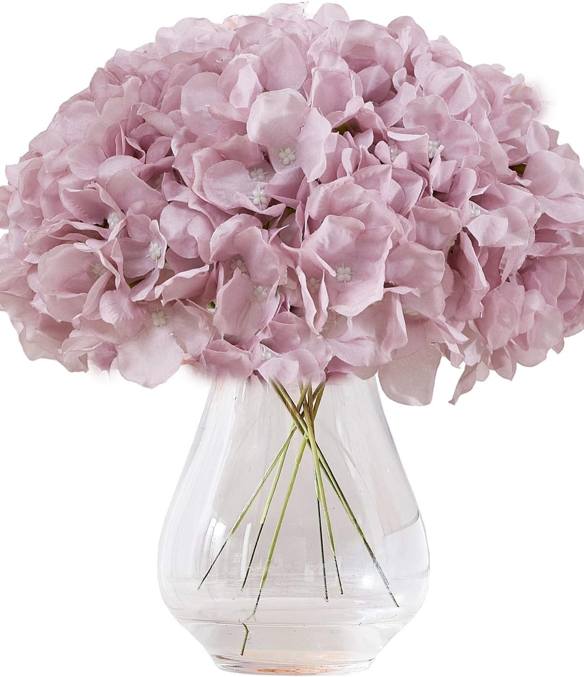 Greengris Artificial Hydrangea Flower Heads, Decorative Use