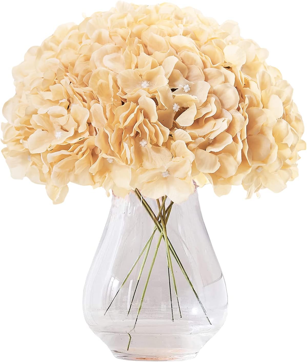 Greengris Artificial Hydrangea Flower Heads, Decorative Use