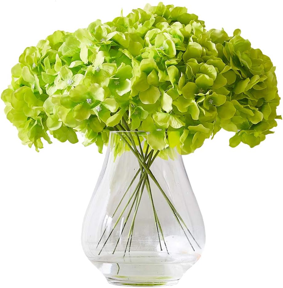 Greengris Artificial Hydrangea Flower Heads, Decorative Use