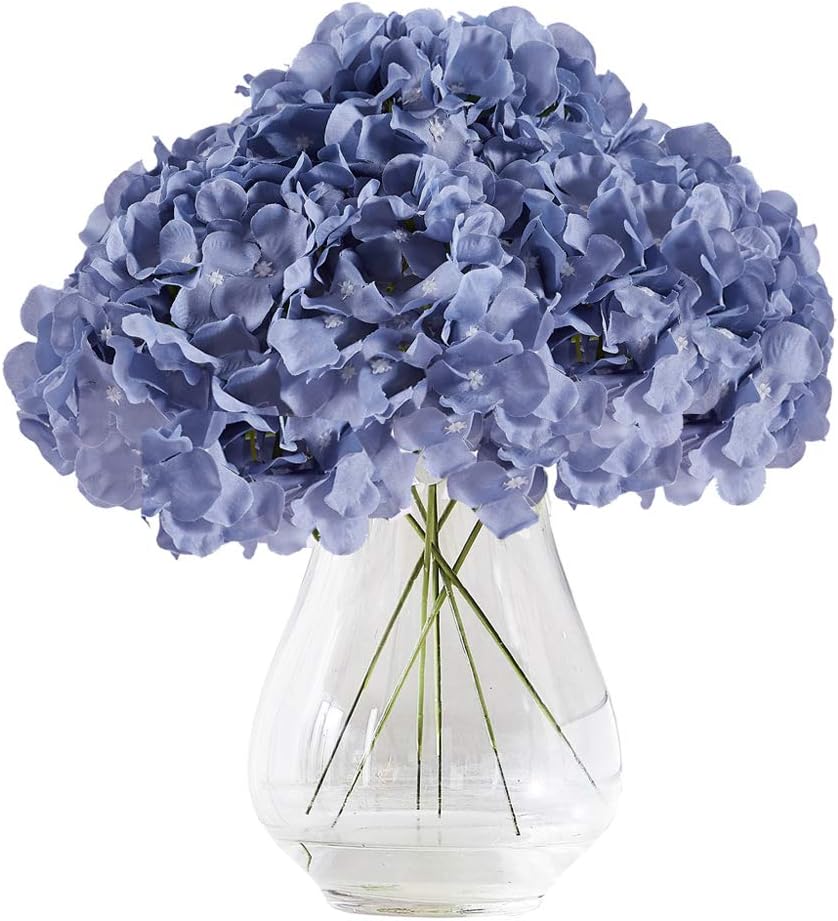 Greengris Artificial Hydrangea Flower Heads, Decorative Use