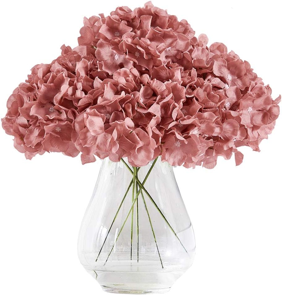Greengris Artificial Hydrangea Flower Heads, Decorative Use