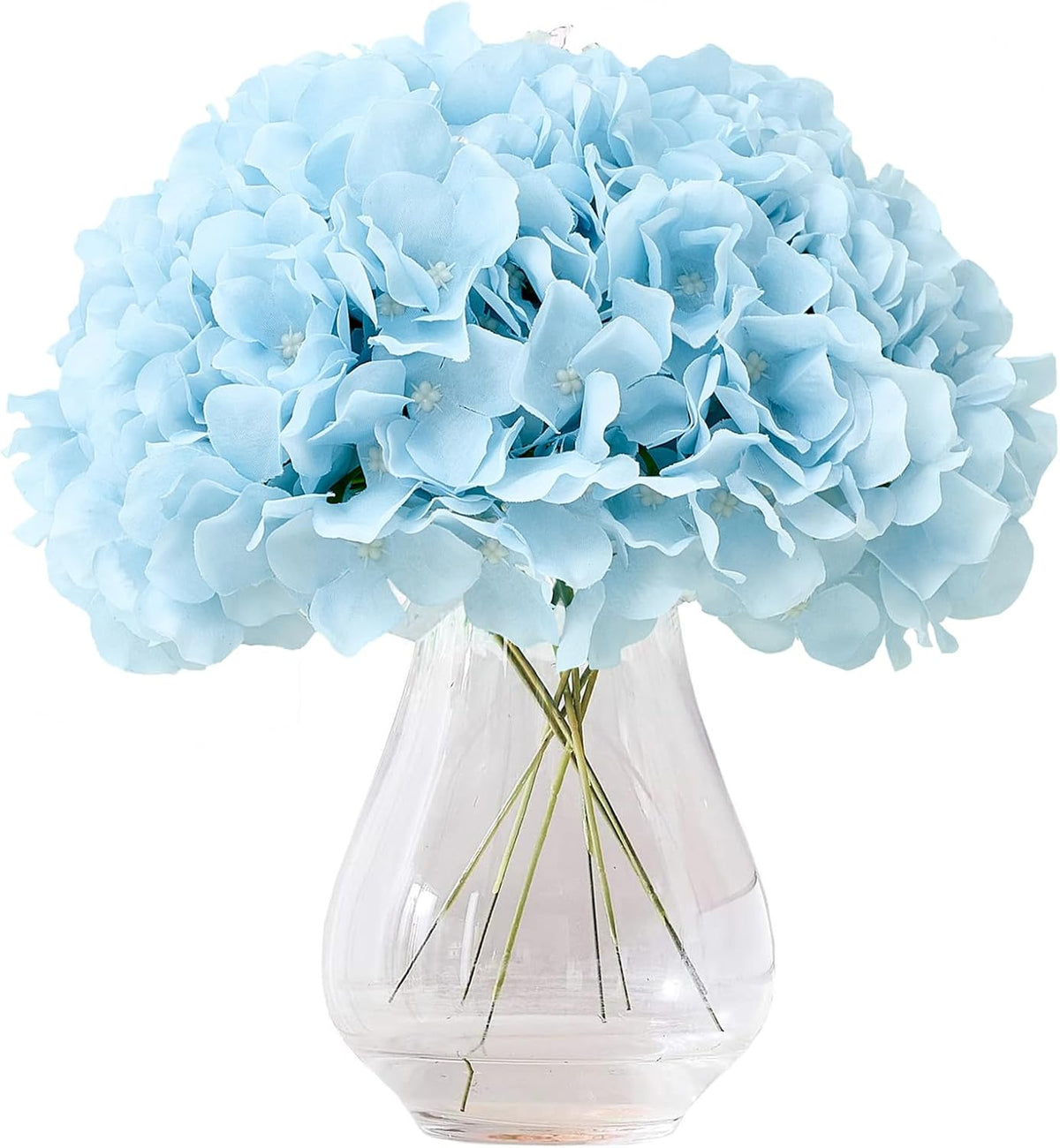 Greengris Artificial Hydrangea Flower Heads, Decorative Use