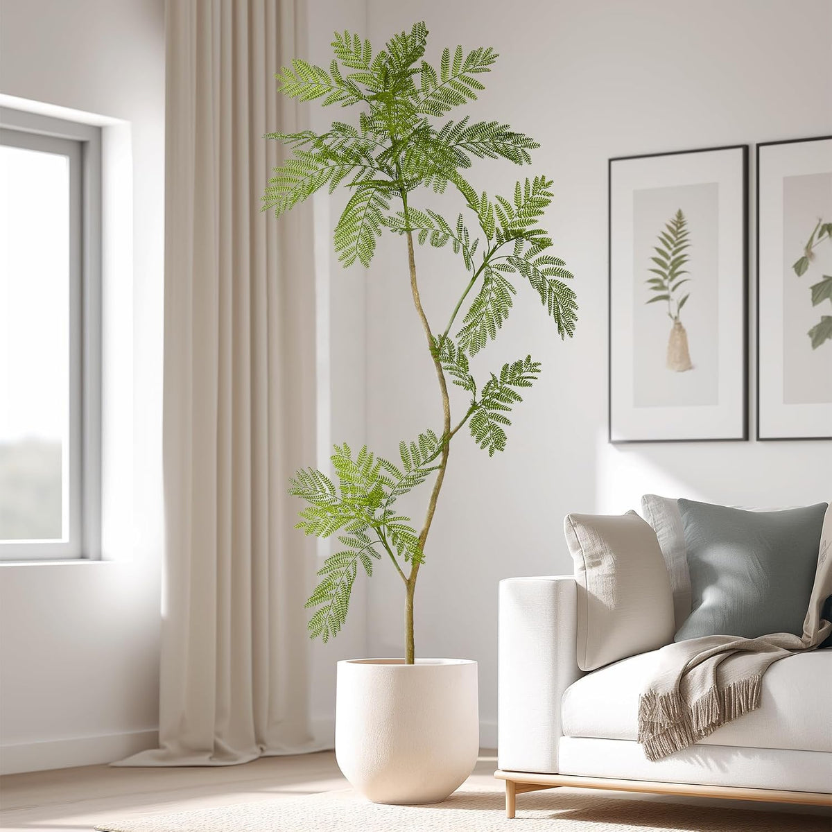 Greengris Artificial Jacaranda Tree, Indoor Home Decor